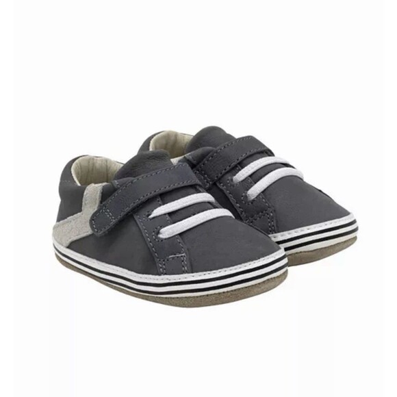 Robeez Marvel Robeez | Shoes | Robeez First Kicks Adam Shoes Charcoal Leather 218 ...